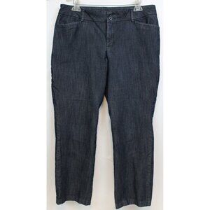 Lee Regular Fit Dress Pants sz 16 Short Grey Jeans Formal Straight Leg Mid Rise